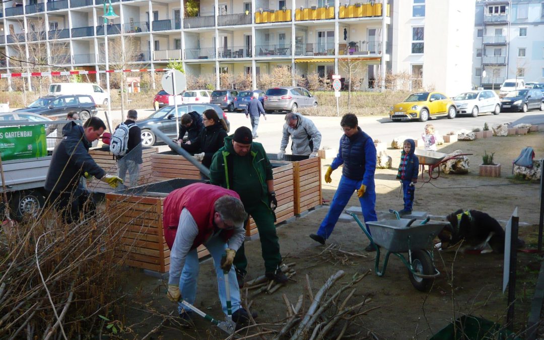 Ein grüner Quartierplatz für die Postsiedlung