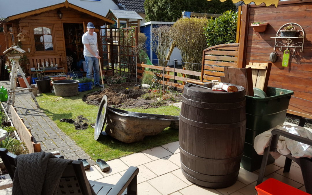 Unser Reihenhausgarten wird umgekrempelt