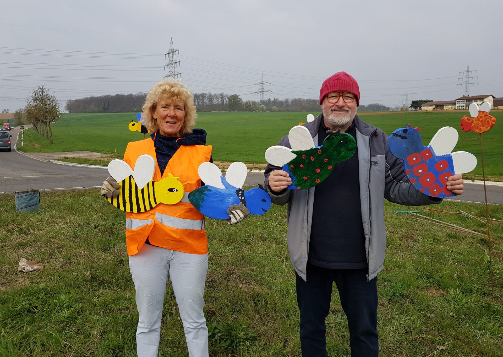 Von der öden Verkehrsinsel zum Blumenwunder