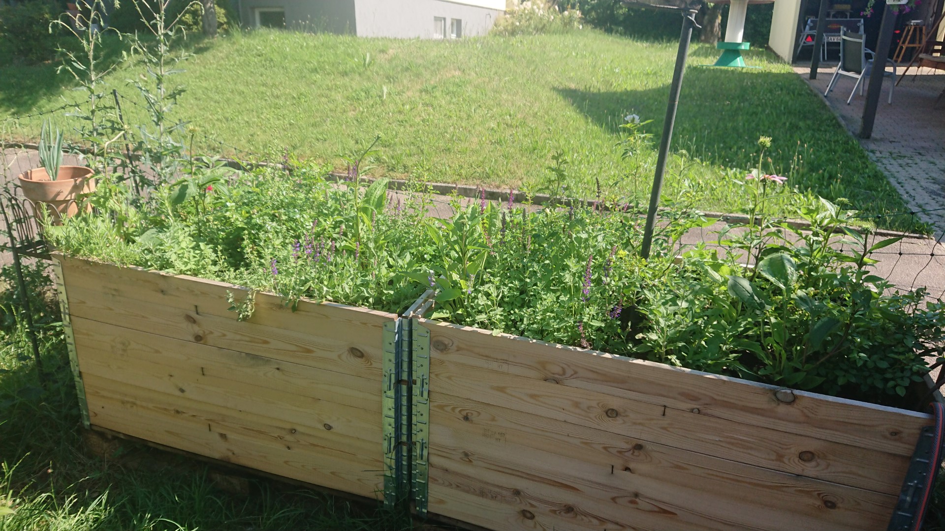 Hochbeet für die Bienen