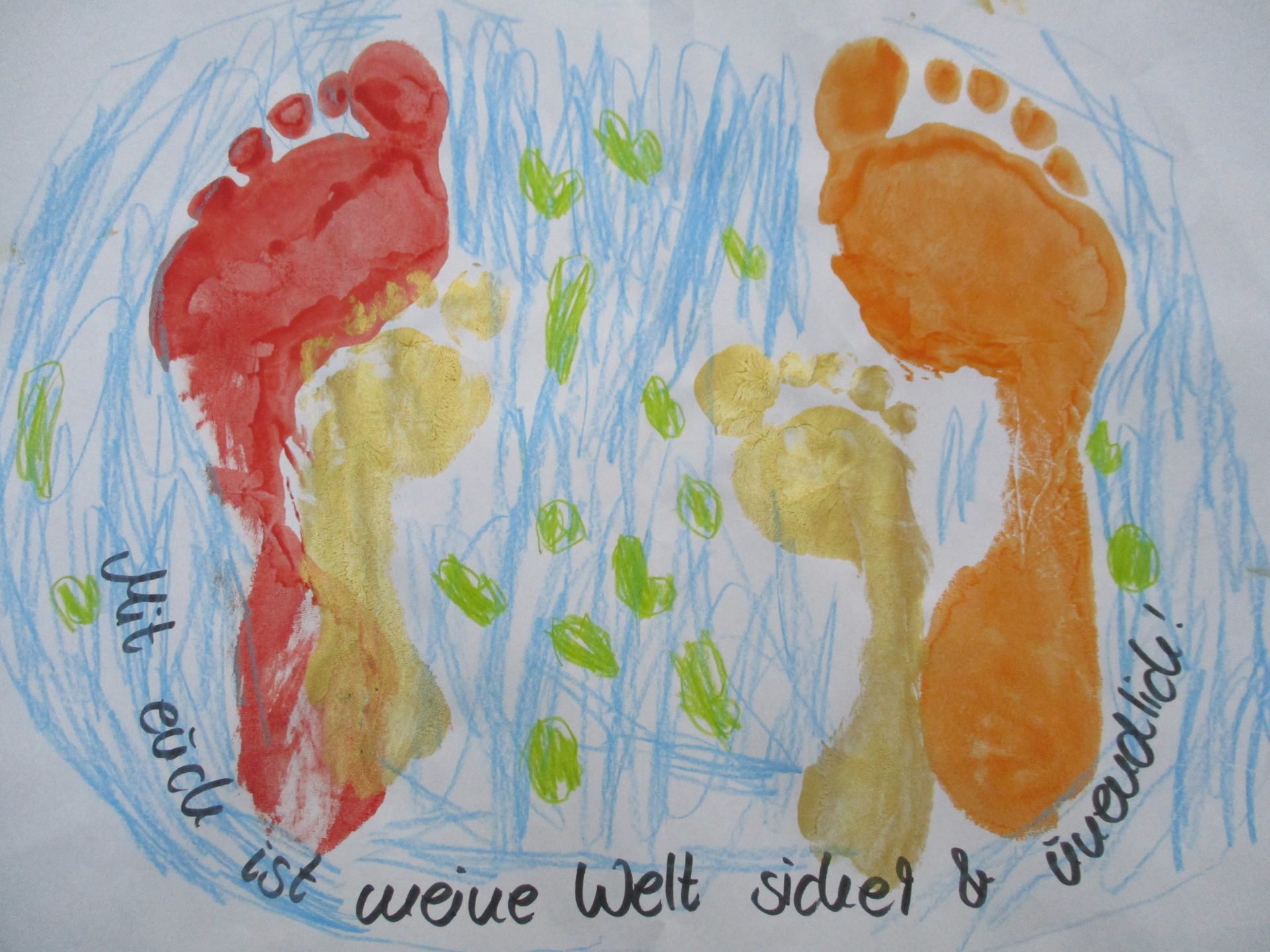 Mit kleinen Schritten die Schöpfung Gottes begreifen und durch kleine Hände diese bewahren