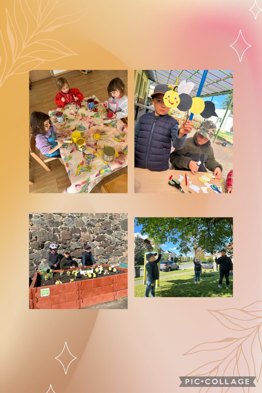 Biene Millie zu Gast im Hochbeet