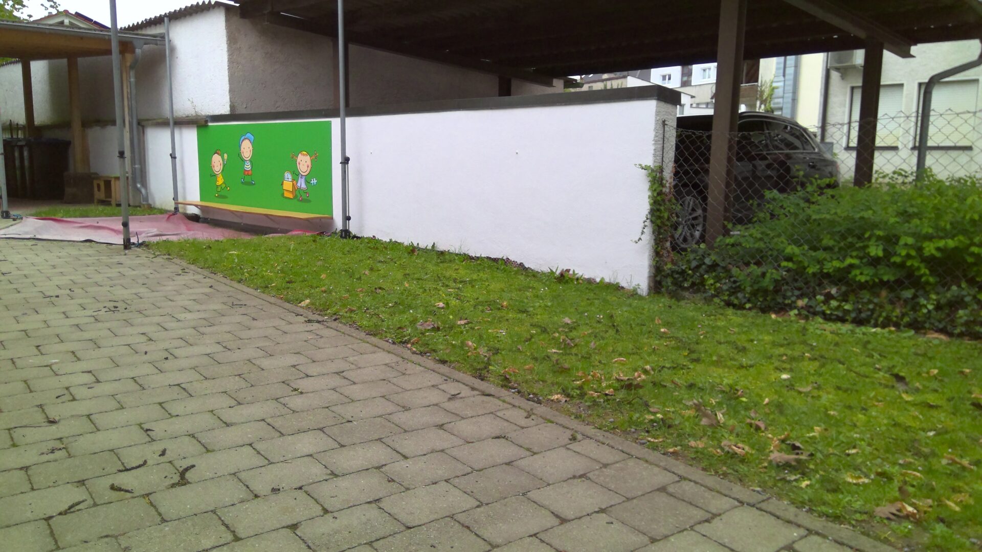Bepflanzung des Küken-Gartens