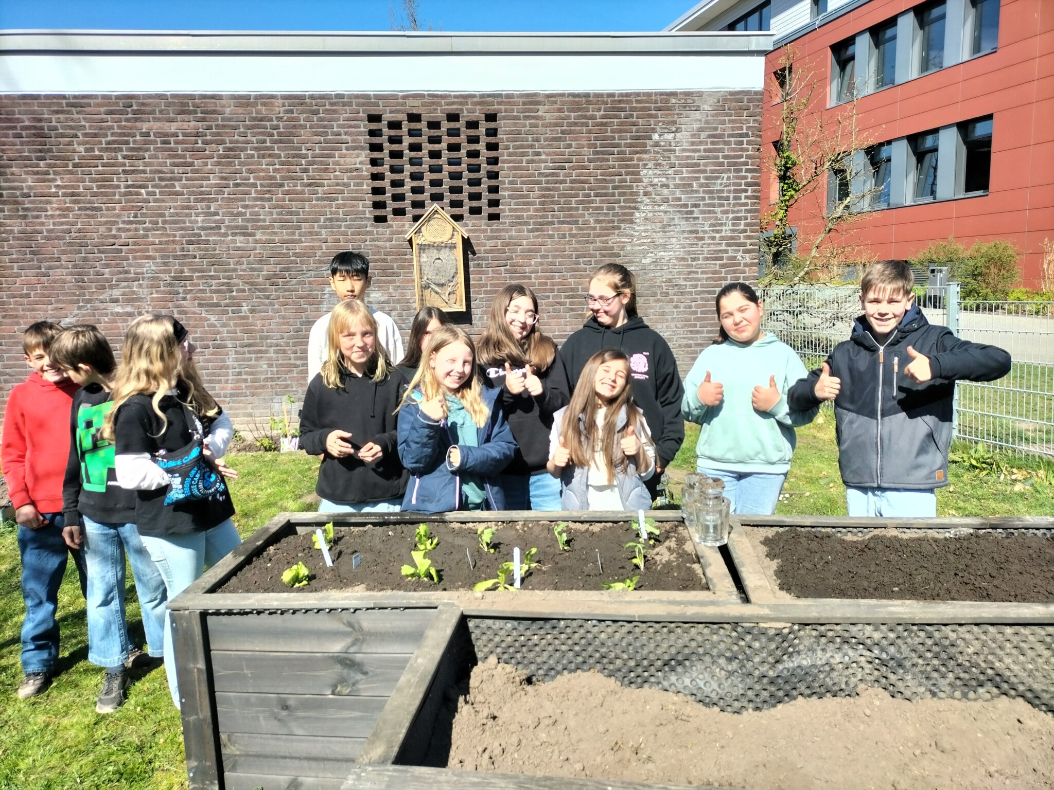 Schulgarten-AG der Gesamtschule Oelde
