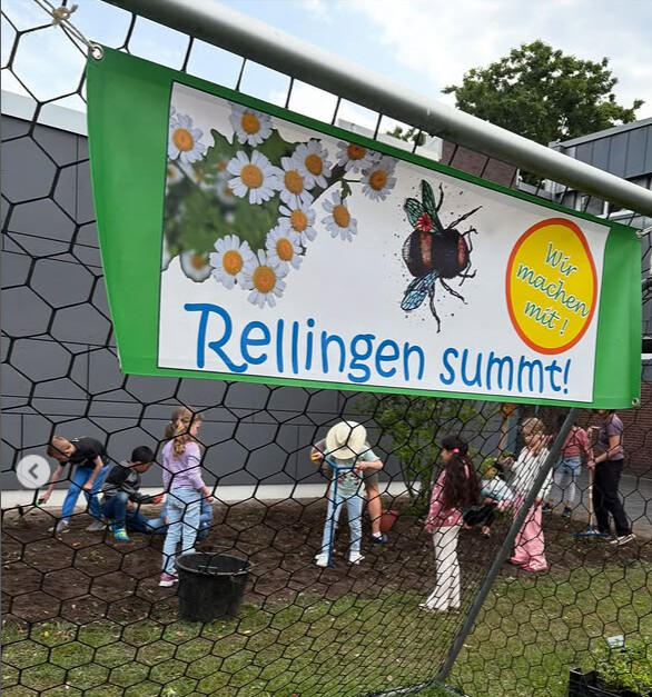 Rellingen summt – Das grüne Klassenzimmer der Brüder-Grimm-Grundschule