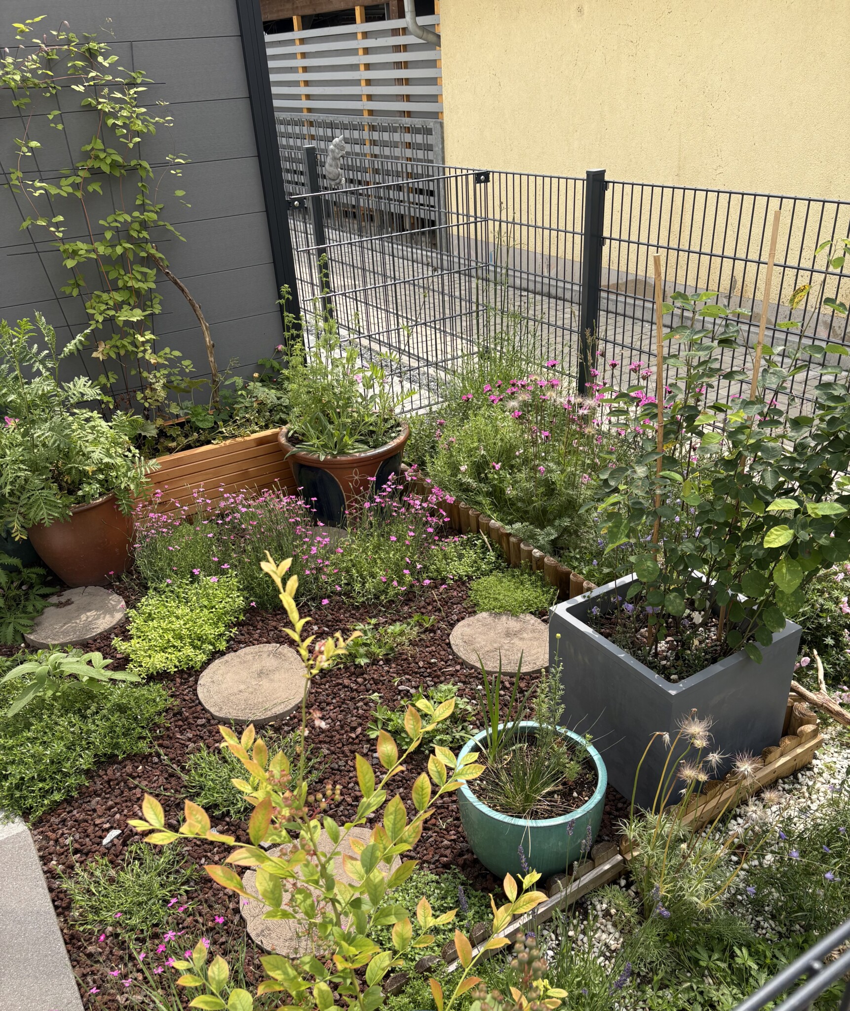 Kleiner Zaubergarten auf Tiefgarage