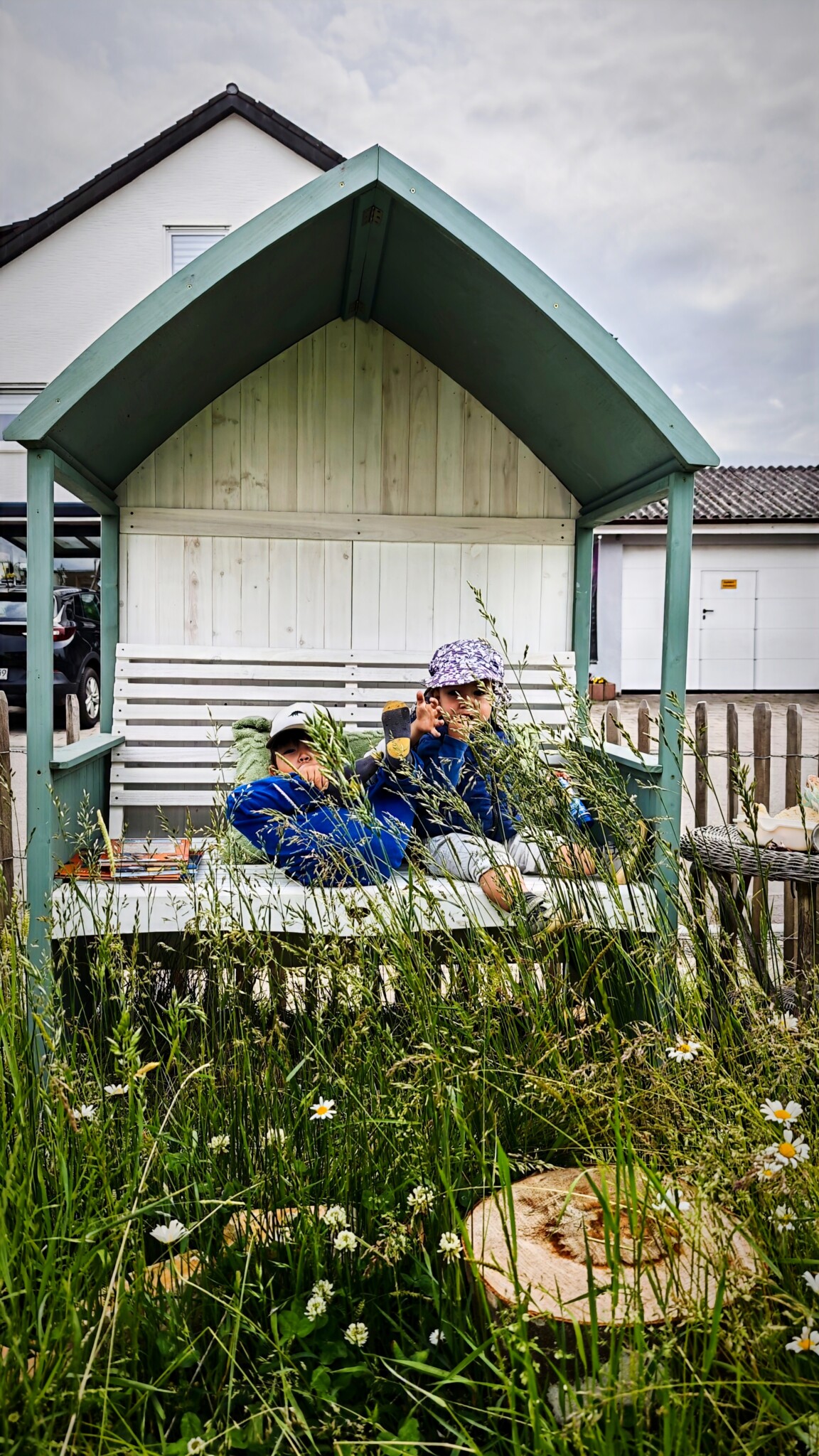 Unser kleiner Naturgarten im Neubaugebiet